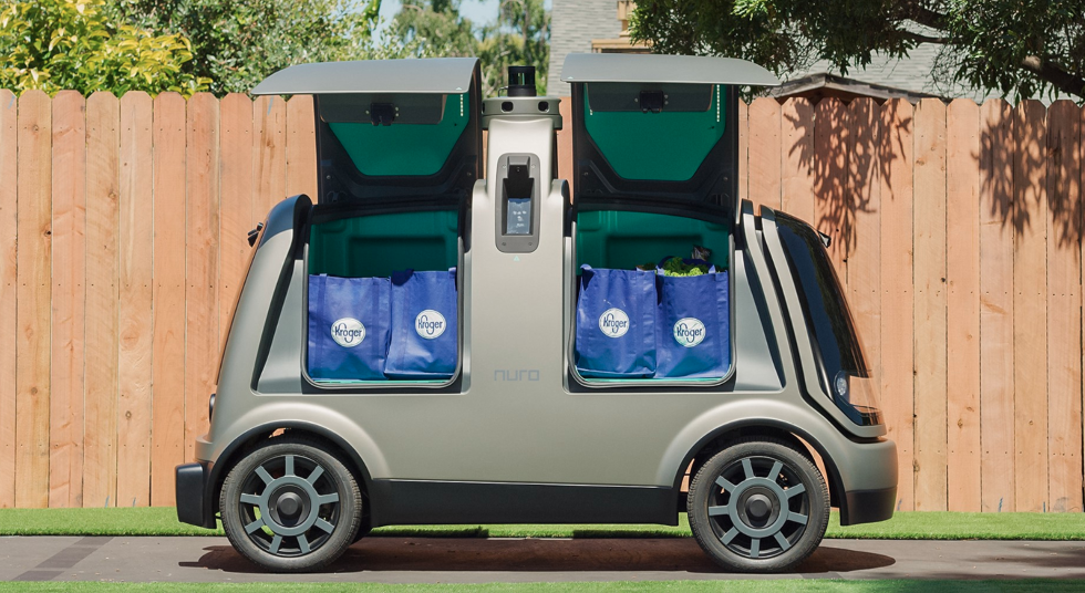 Nuro autonomous food delivery vehicle