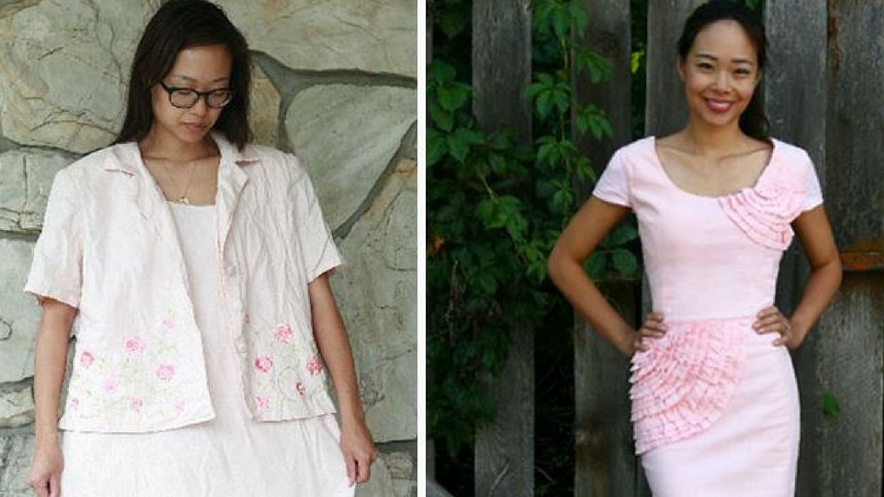 Thrifty Mom Transforms Old Clothes Into Incredible Looks For Her Whole Family đź