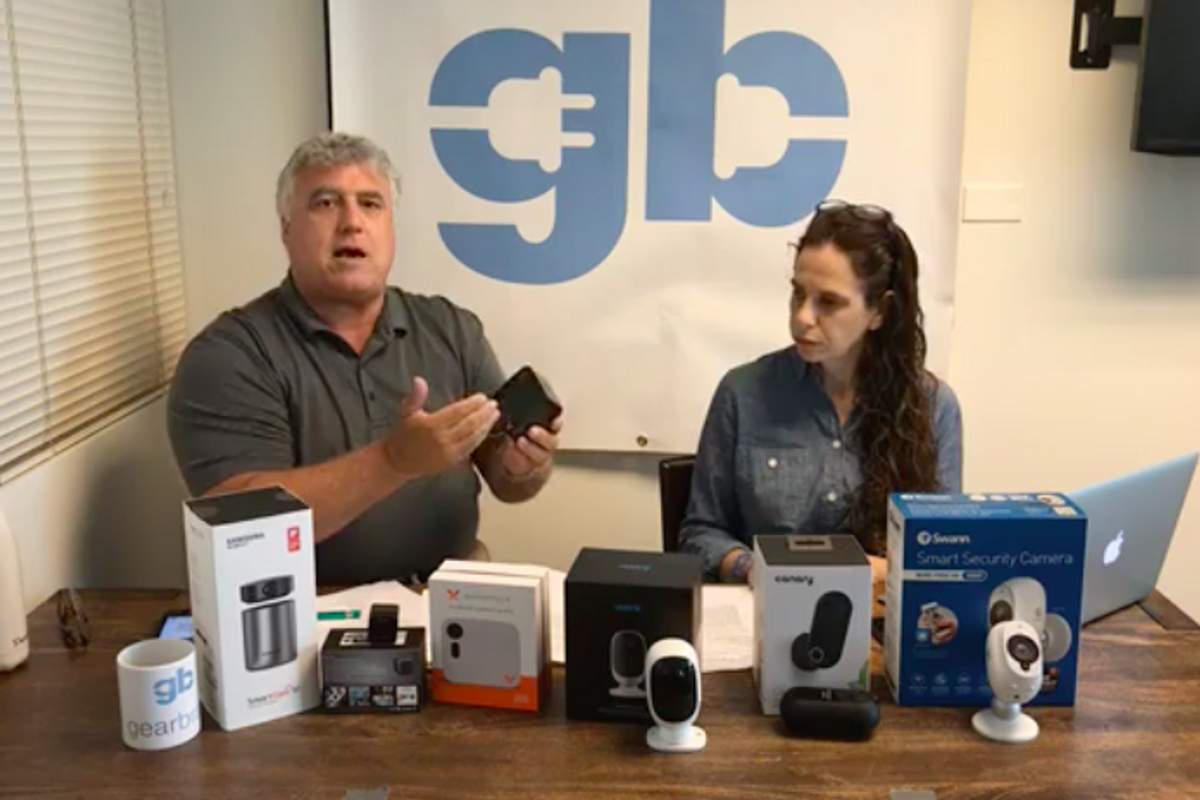 smart security camera gearbrain facebook live