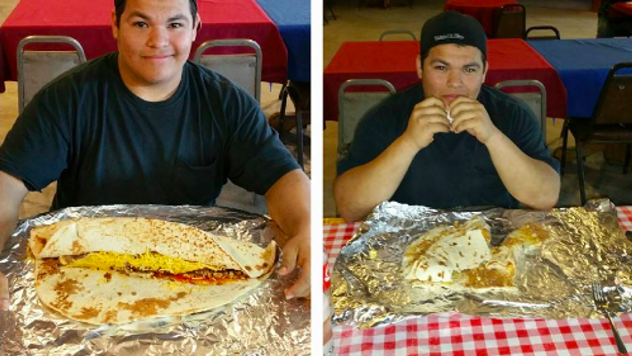 Can you take down this massive 5-pound taco in 13 minutes?