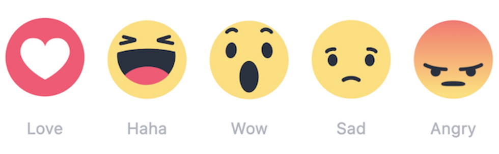 Our Facebook Reactions May Not Coincide with How We Truly Feel