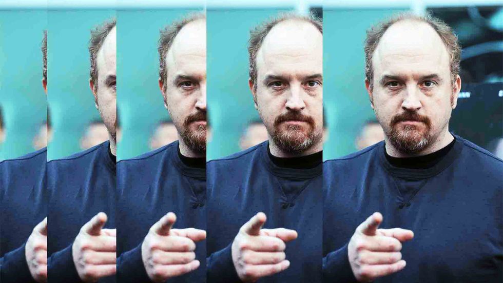 Louis C.K. arrives at the premiere party for FX's 'Wilfred' and 'Louie' on June 20, 2011 in Los Angeles, California. (Photo by Katy Winn/Getty Images)
