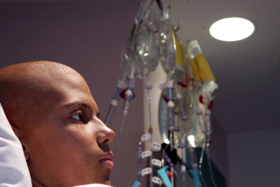 Young cancer patient.