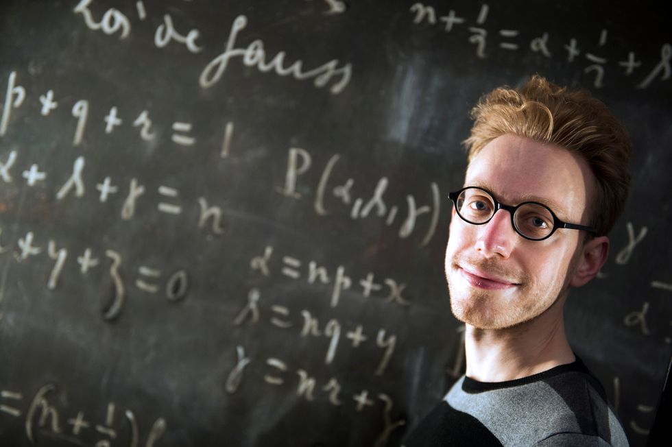 Autistic savant Daniel Tammet.