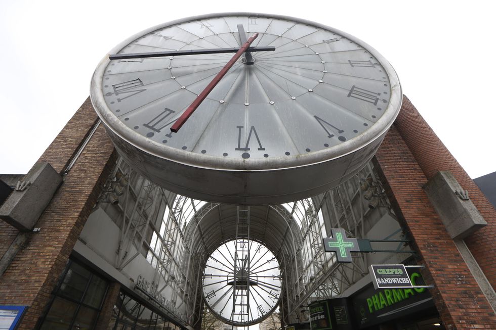 A giant clock in France.