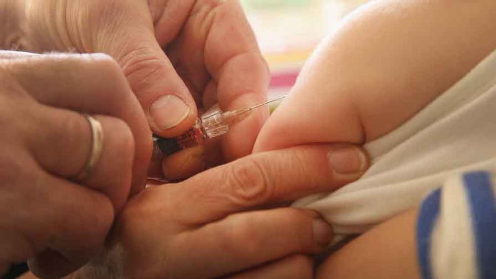 Measles vaccination for baby