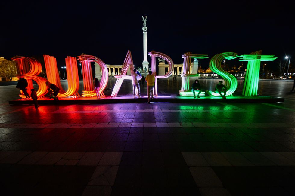 Budapest at night
