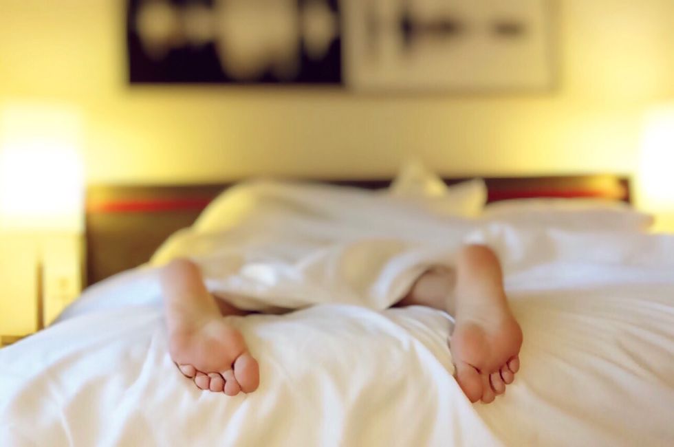 This 25-pound blanket will help you sleep like a rock