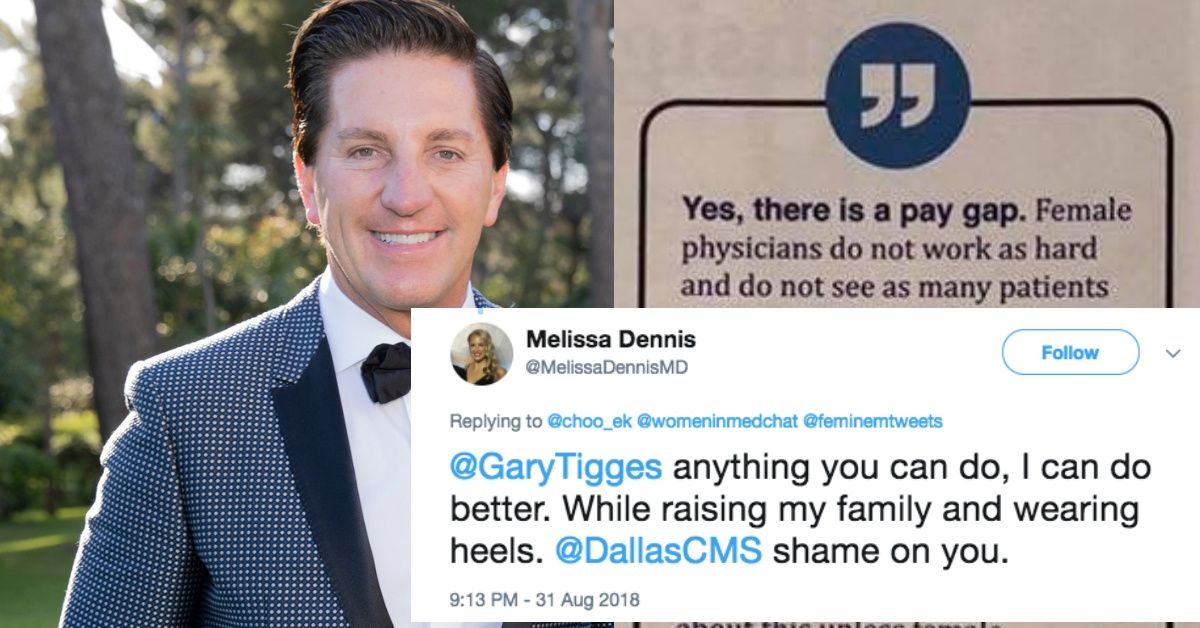 Texas Doctor's Comments To Medical Journal Defending Gender Pay Gap Are Sexism At Its Finest ðŸ˜¡