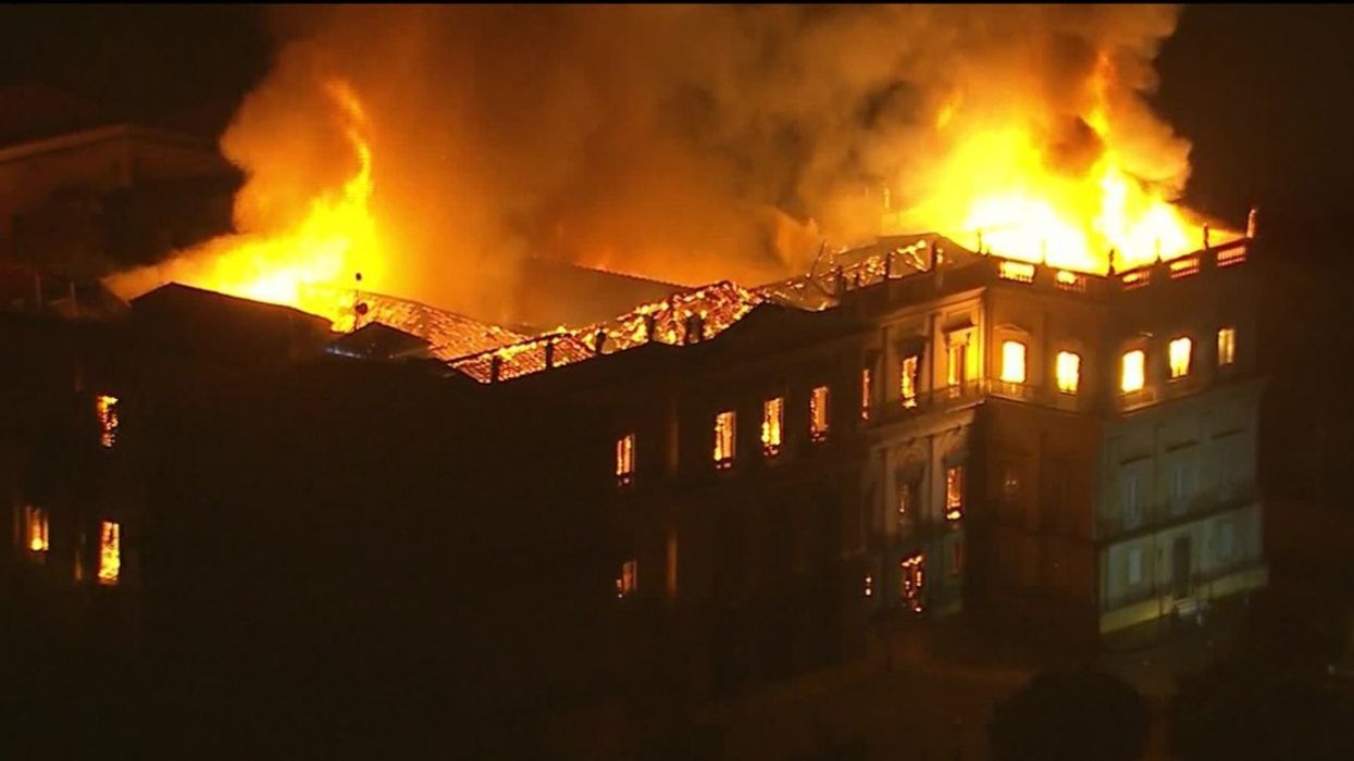 Massive Fire At Brazil's National Museum Destroys 200 Years Of Cultural History