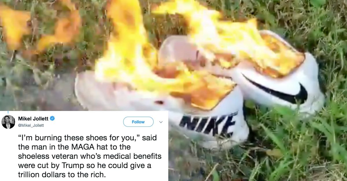 People Are Destroying Their Nike Gear In Response To A New Colin Kaepernick Ad
