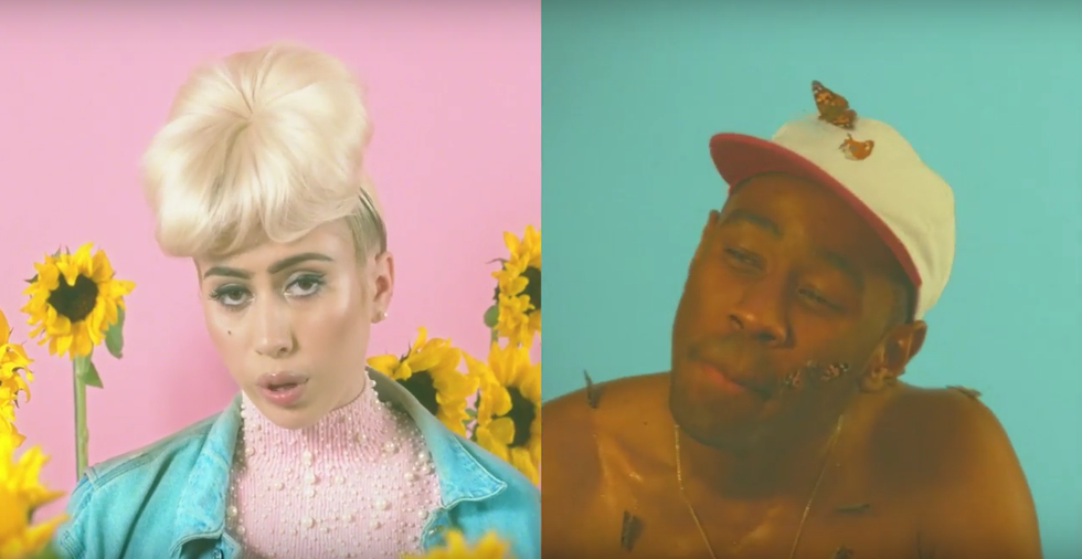 Kali uchis tyler the creator. Young perfect Tyler the creator. Девушка из клипа Tyler the creator fucking young.