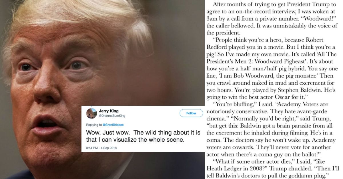 People Are Falling For These Fake Quotes From Bob Woodward's New Trump Book ðŸ˜‚