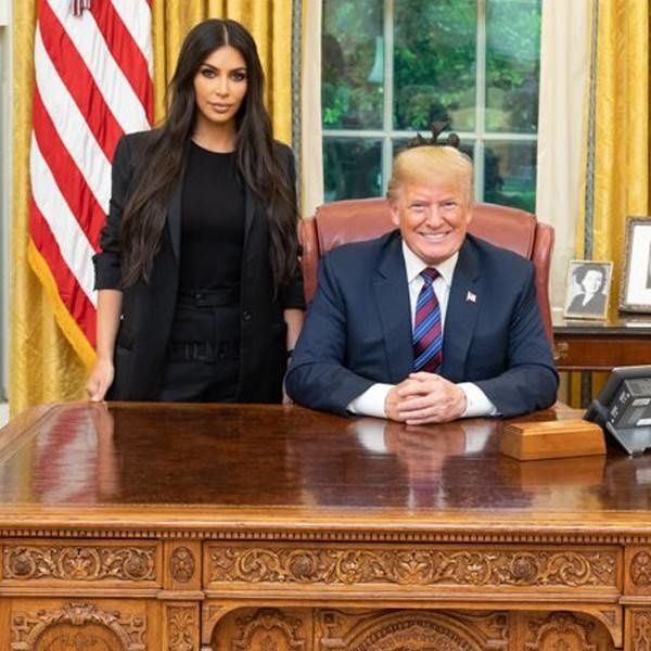 Kim Kardashian Is Back at the White House