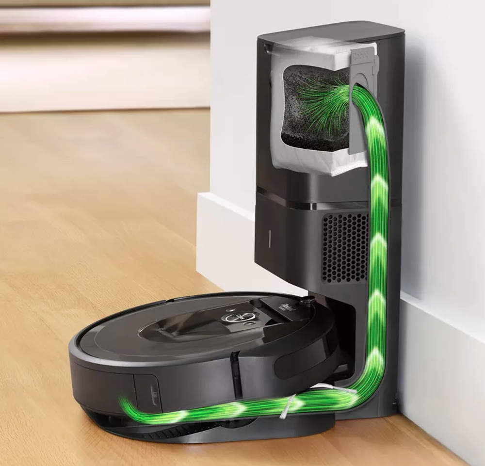 【ほぼ未使用】 iRobot ルンバ i7+ roomba iRobot Roomba i7+ robotic vacuum can empty its own dustbin - Gearbrain
