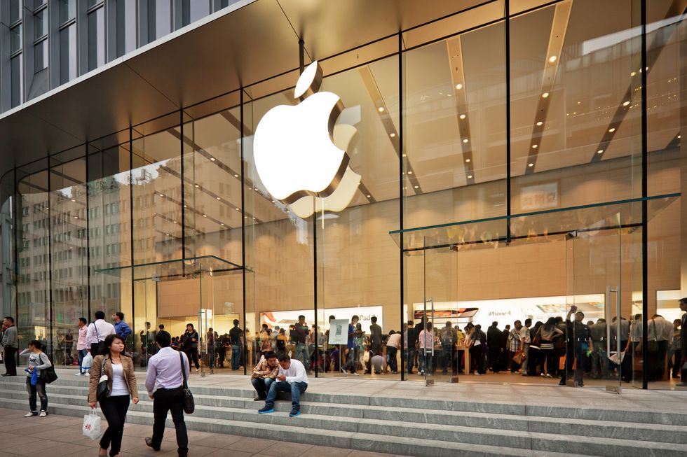 Picture of apple store