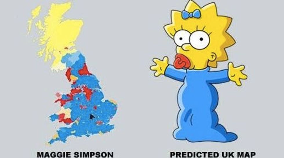 UK Election Mappery: Will Maggie Ditch Marge?