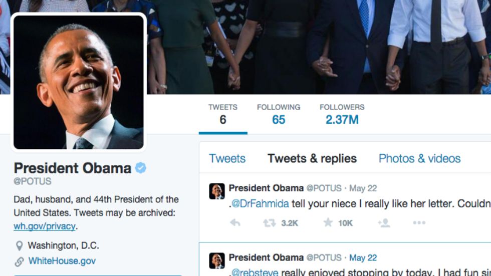 Here's What We've Learned After Obama's First Week on Twitter