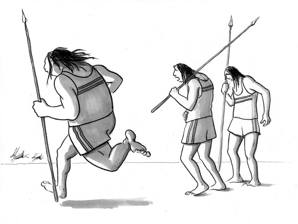 Does Division of Labor Complicate Evolution's Trade-Offs?