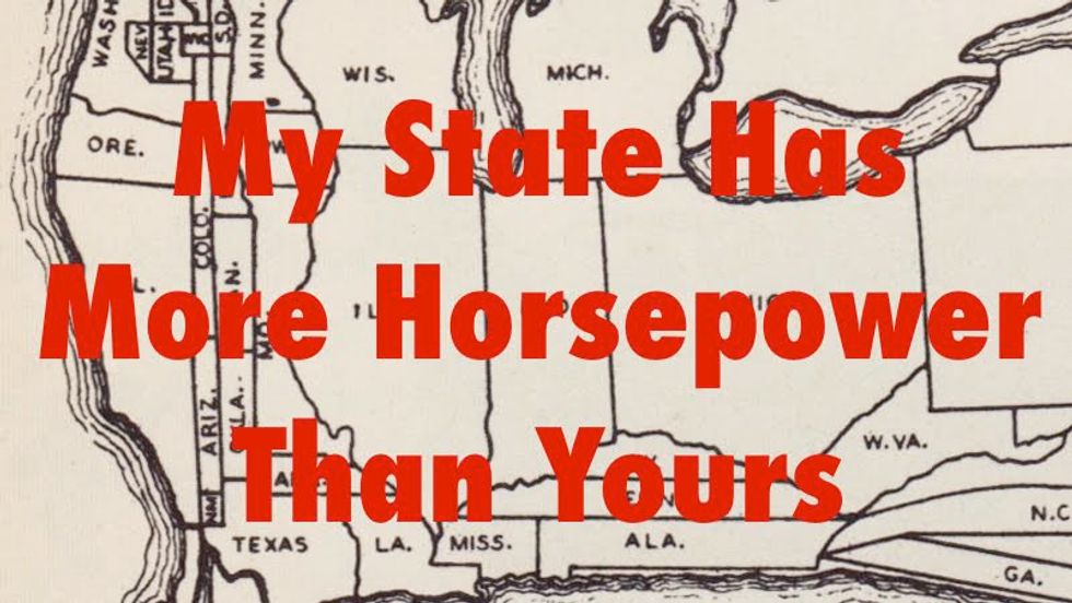 The Horsepower Map of the United States
