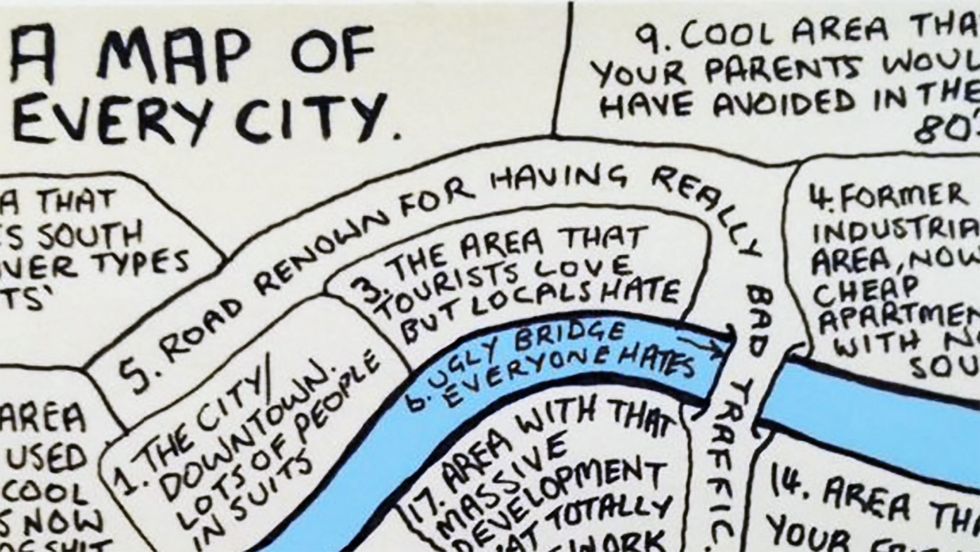 18 Things All Cities Have in Common — In 1 Map
