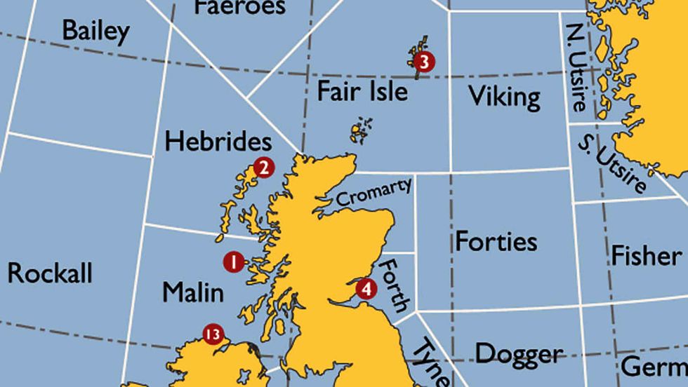 The Shipping Forecast a Map of Britain's Splendid Isolation Big Think