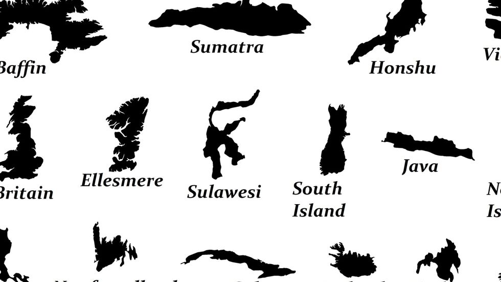 The World's 26 Biggest Islands, in One Handy Map