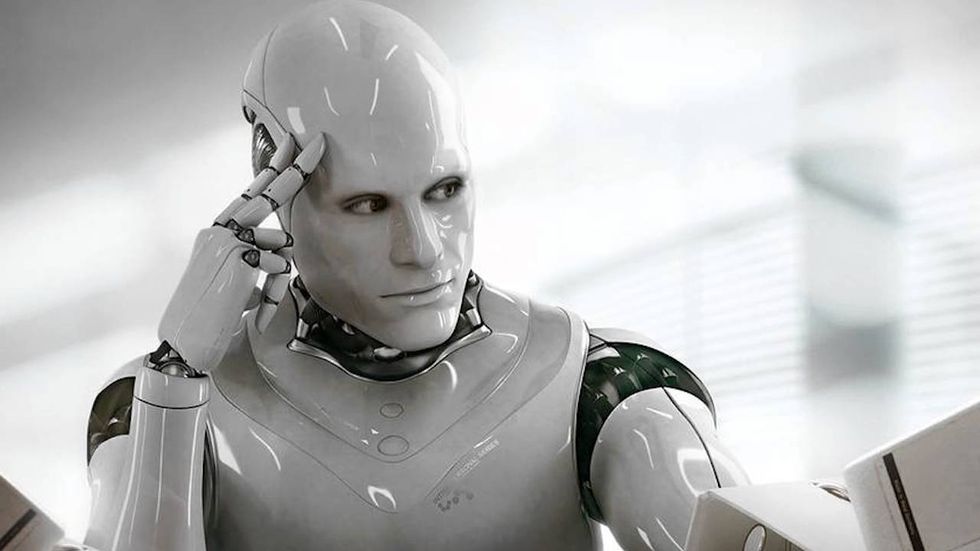 Robot that looks human.