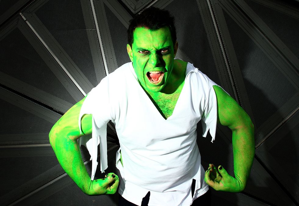 Man Turns Into Hulk