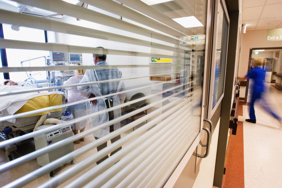 Brain dead patients in the hospital.