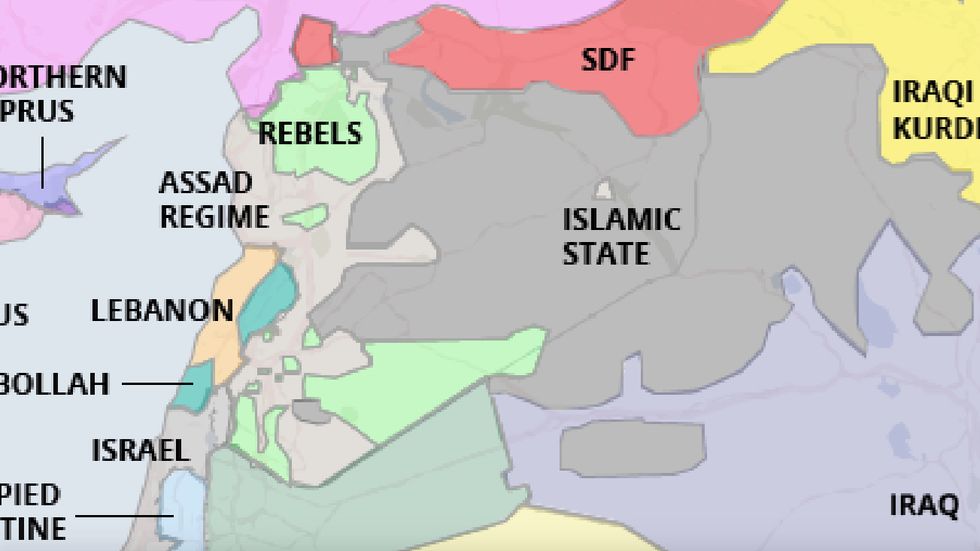 A Real Map of the Middle East