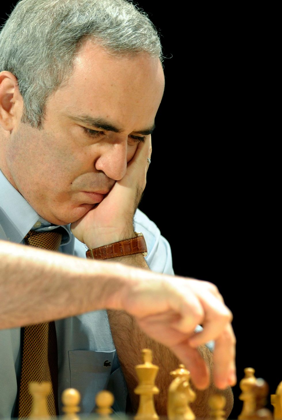 Garry Kasparov, the greatest chess player in the world, comes to