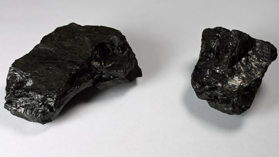 lumps of coal