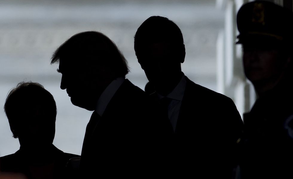 President-elect Donald Trump following a meeting in the Oval Office November 10, 2016 in Washington, DC. (Photo: Saul Loeb/Getty Images)