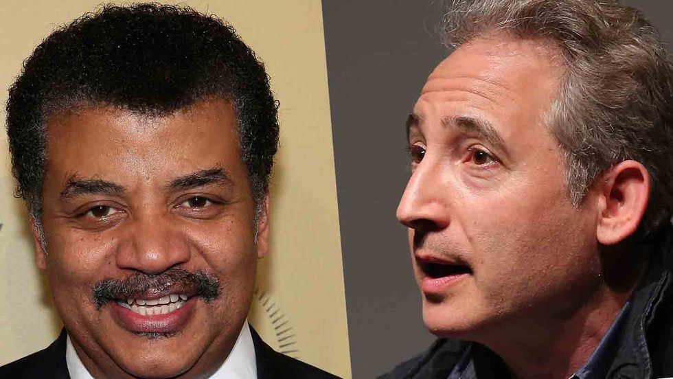 Astronomer Neil deGrasse Tyson and physicist Brian Greene (Jemal Countess/Getty Images)