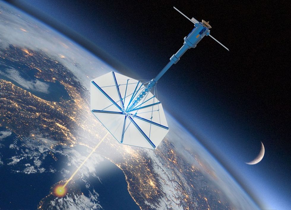 Artist conceptualization of Breakthrough Starshot