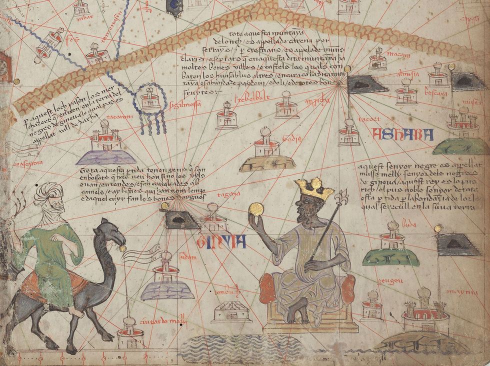 Medieval atlas of the Sahara.