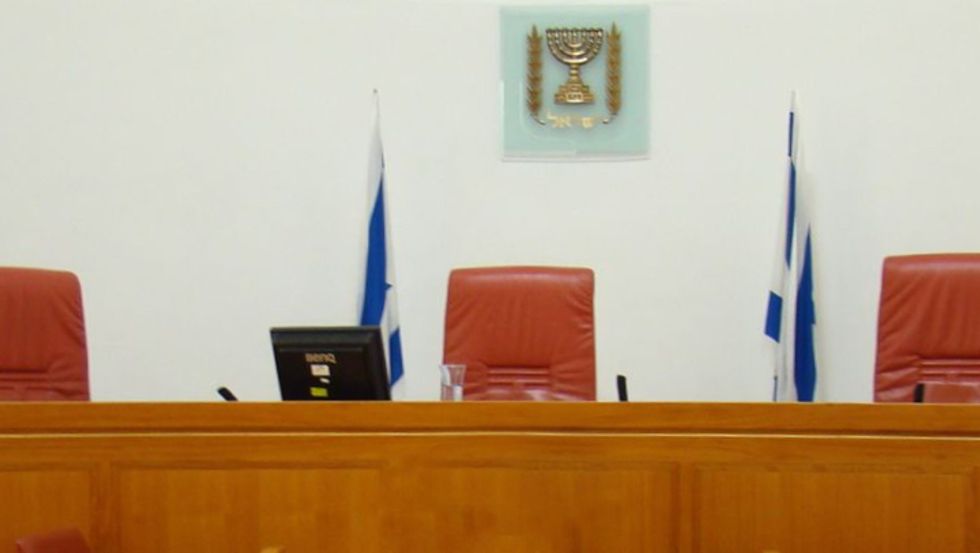 Computer on bench