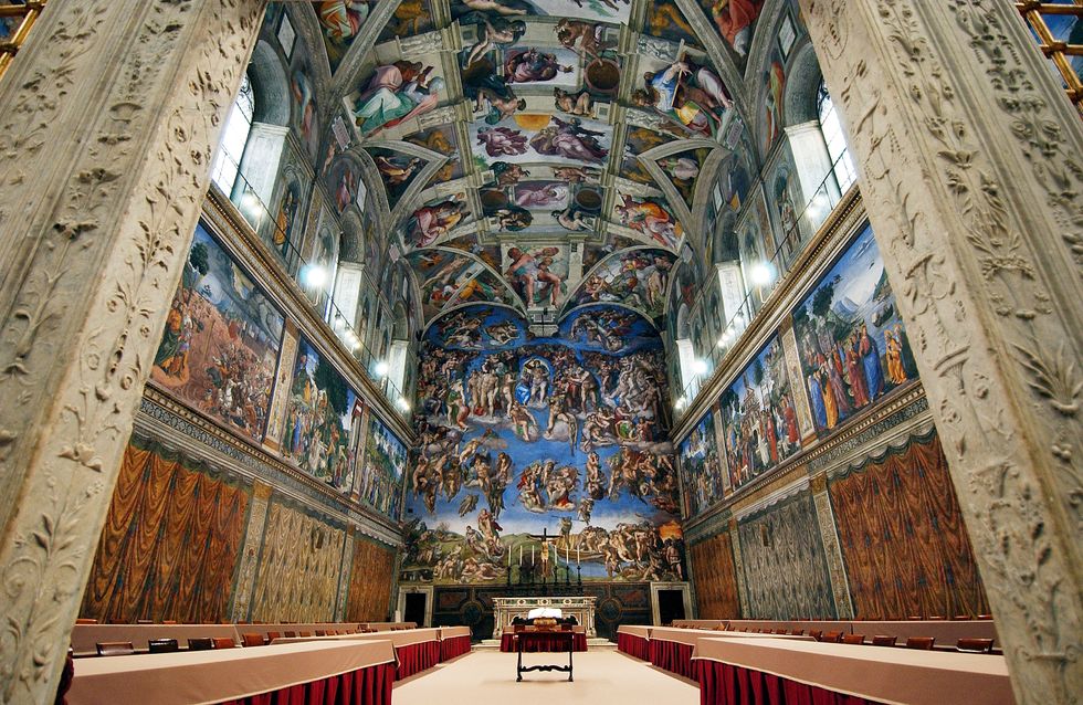 Did Michelangelo Hide Secret Messages In The Sistine Chapel S Ceiling Big Think