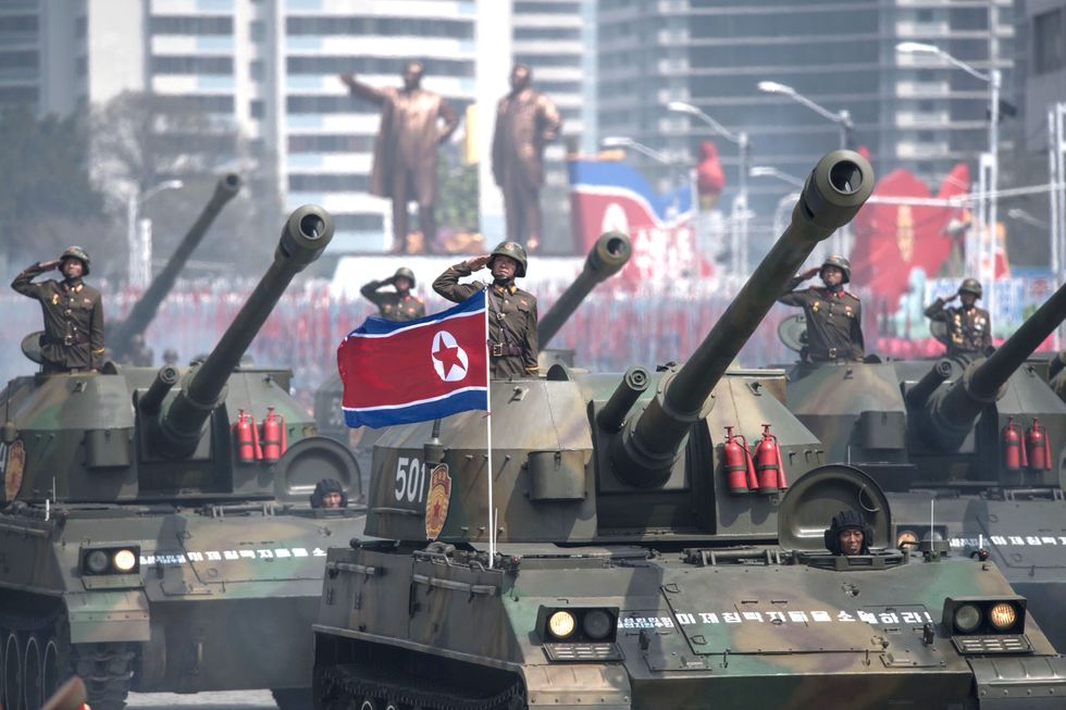 North Korean military parade