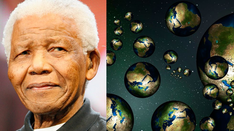 Nelson Mandela and alternate worlds