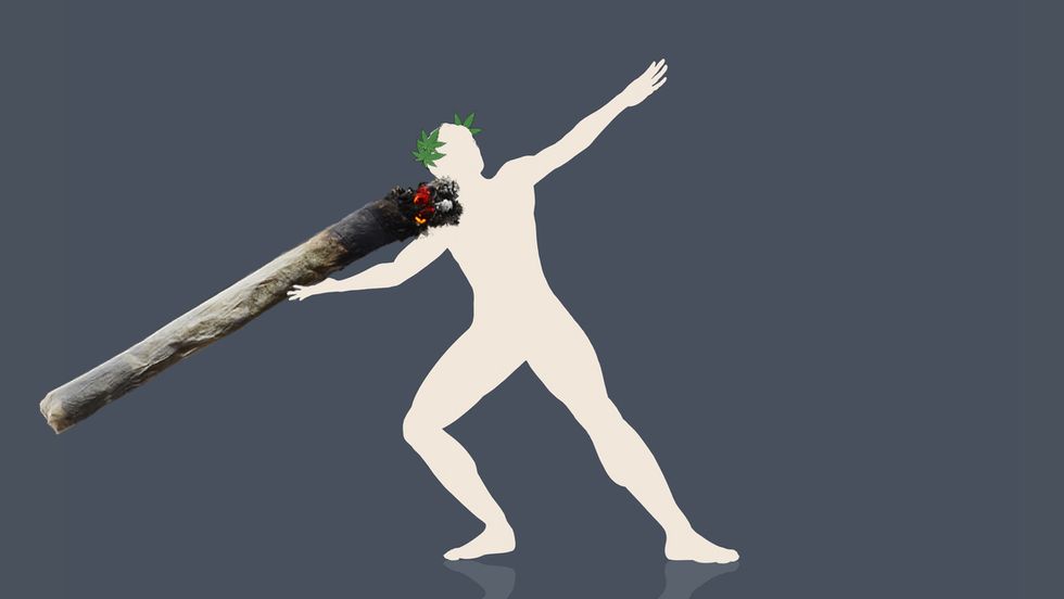 The giant joint throw, an Olympic event coming to the 2028 Los Angeles Olympics?