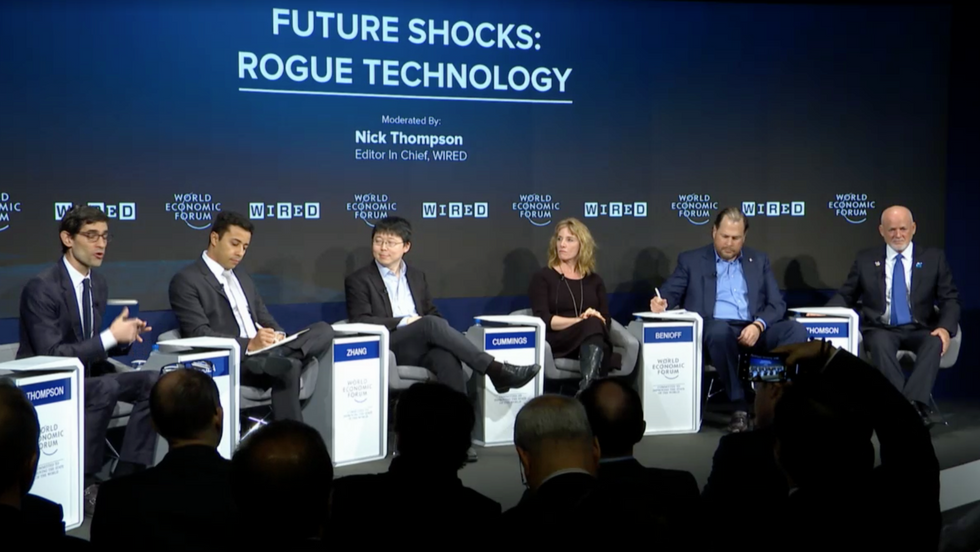Davos experts warn about future "rogue technology"