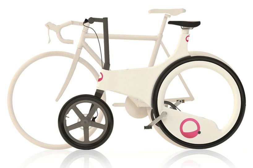 bike with small front wheel