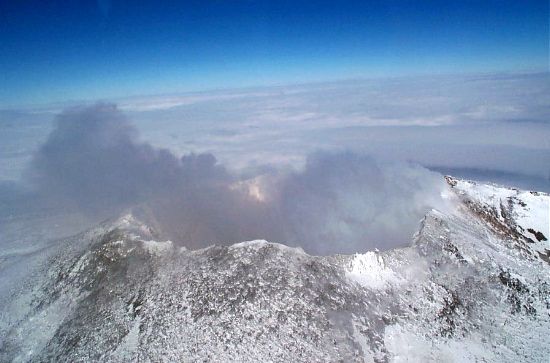 mt erebus eruption