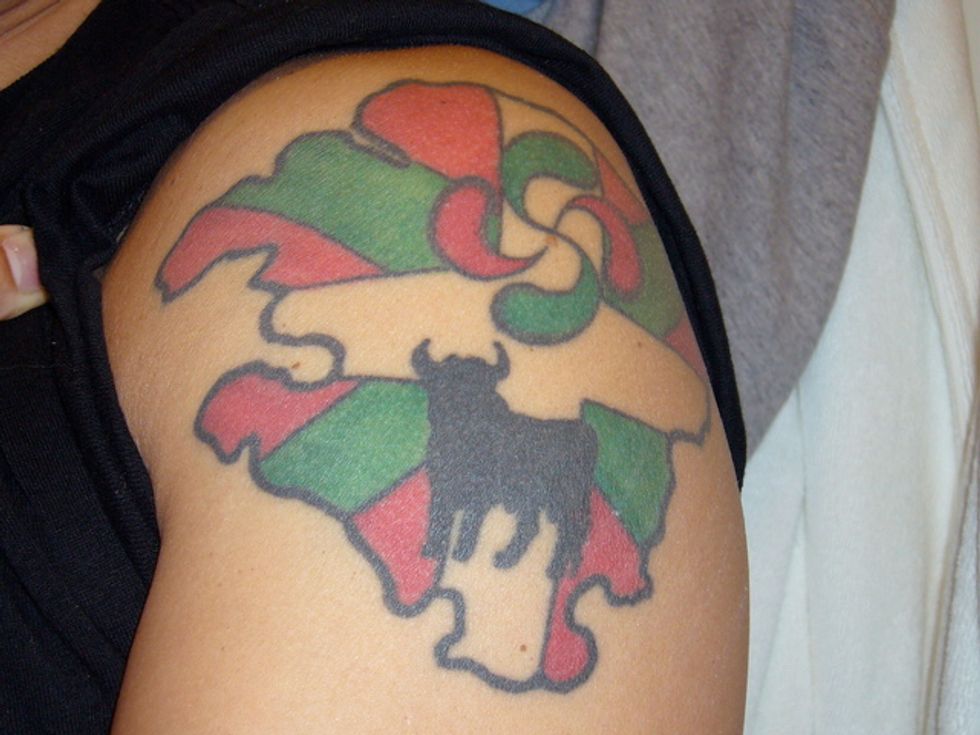 556 The World On Your Shoulders Map Tattoos Big Think