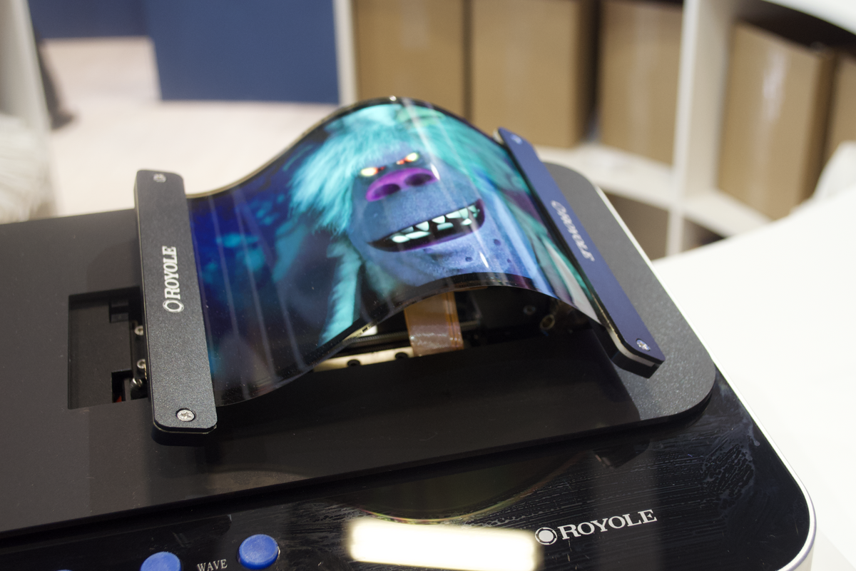 These flexible displays reveal what the future of folding smartphones could look like