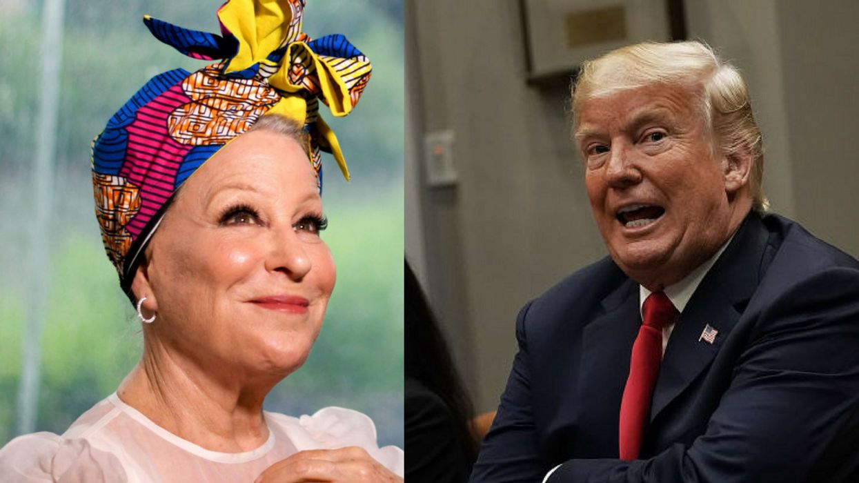 Bette Midler Just Dragged Trump For His Threats Of 'Violence' If Dems Win In November