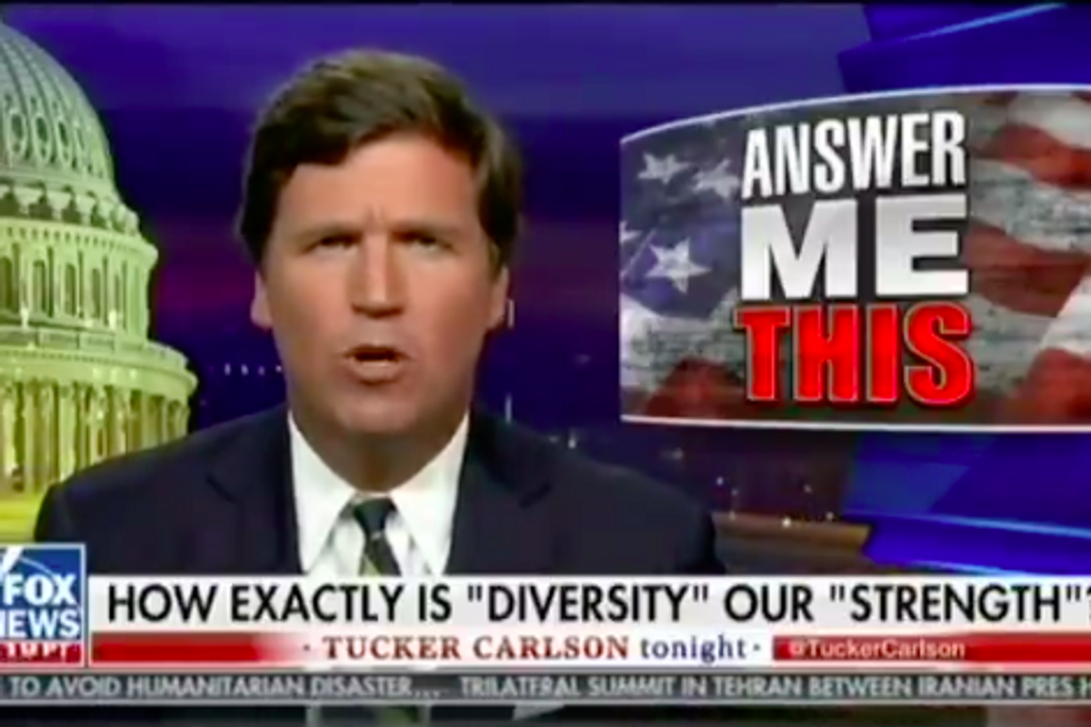 Tucker Carlson Dreams Of Room Filled Entirely With Tucker Carlsons