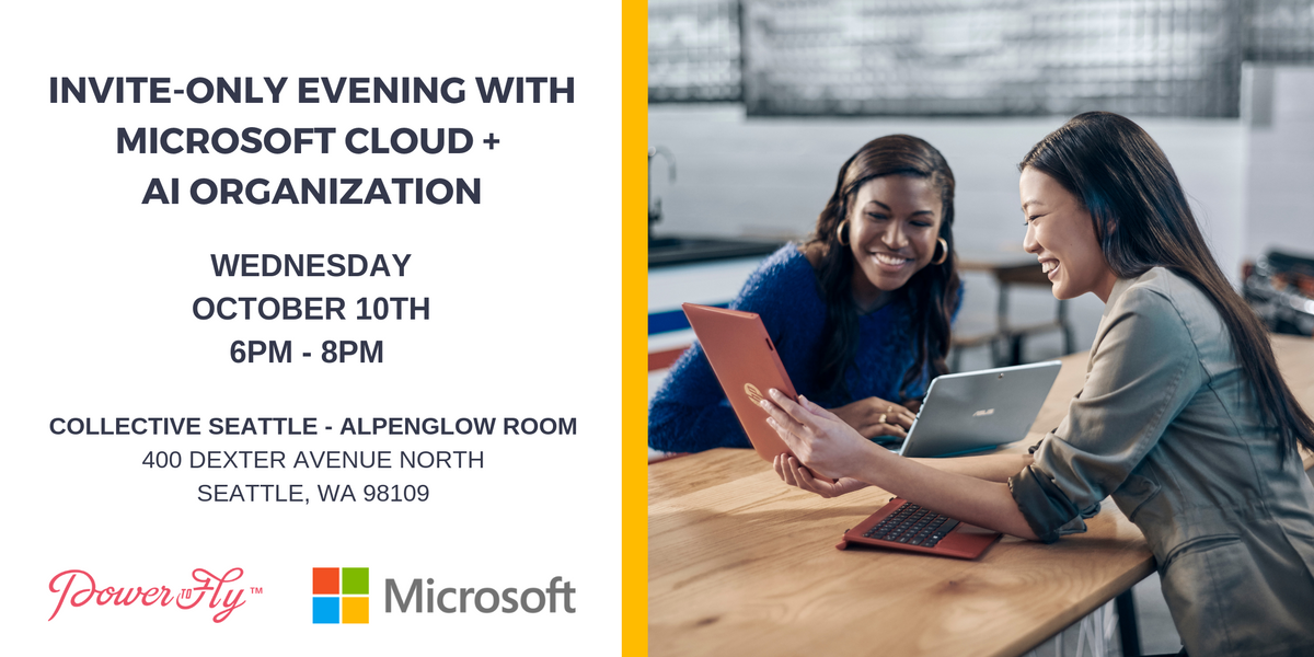 Invite-Only Evening with Microsoft Cloud + AI Organization